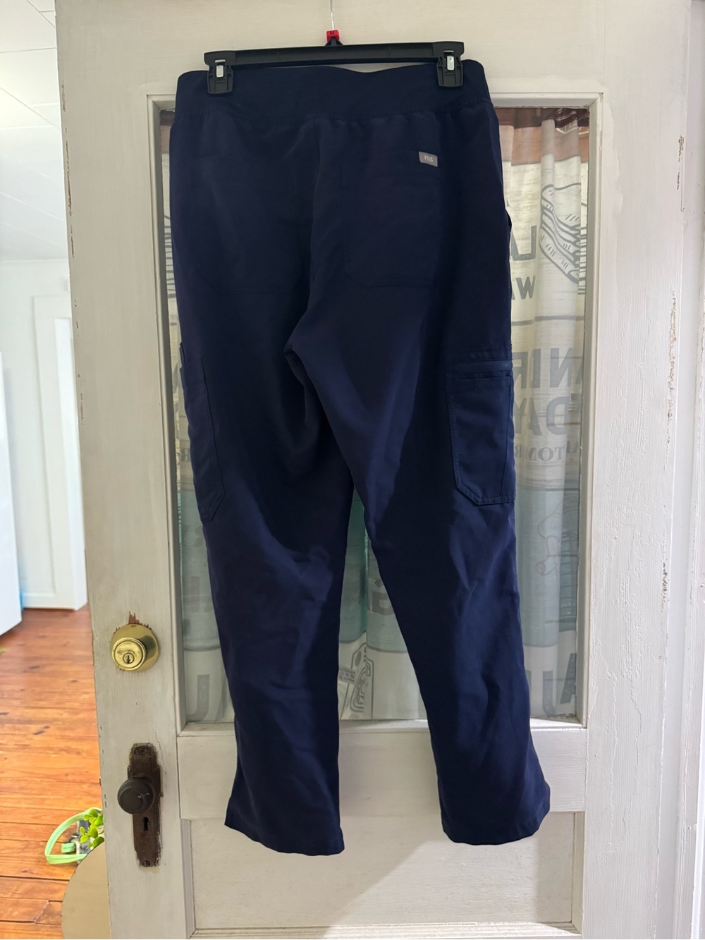 Figs Women's Navy Cargo Jogger Scrub Pants - Picture 2 of 2